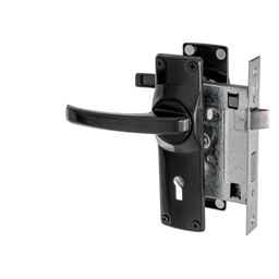 M1A30 - 2 Lever Lockset Black -M1A30_A_L_T